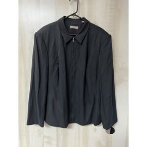 Valerie Stevens Black Zip Up Jacket - New With Tag